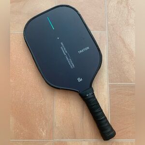 Nicol Triton Black Fiberglass Hybrid Lightweight Pickleball Paddle